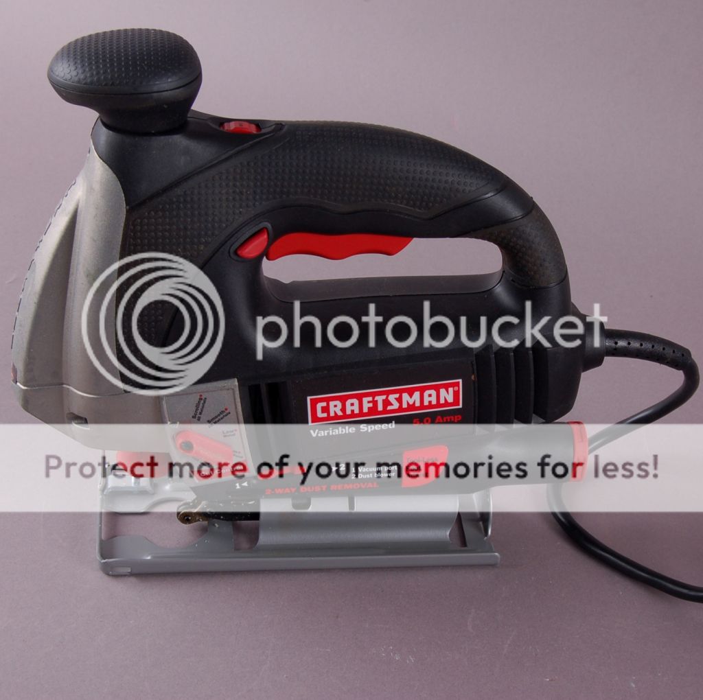 Craftsman Scrolling Sabre Saw/Jig Saw w/ Laser Trac 135.17243 5.0 Amp 3